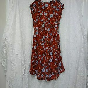 Monteau red floral, Feminine, Career Piece, Party Dress